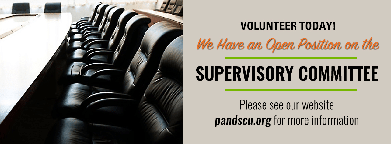 Supervisory Committee Position Open